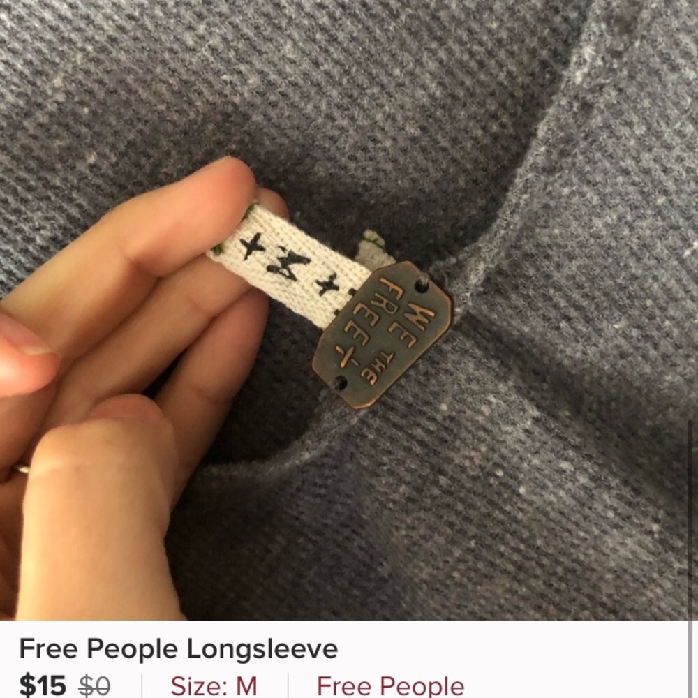 Free People long sleeve - Picture 2 of 3